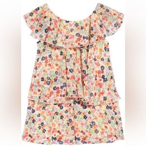 NWT Peek Aren’t You Curious Girl Tiered Floral Dress